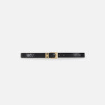 Cintura Nero in pelle con trama a squame CT63S67E2 110 ELISABETTA FRANCHI 