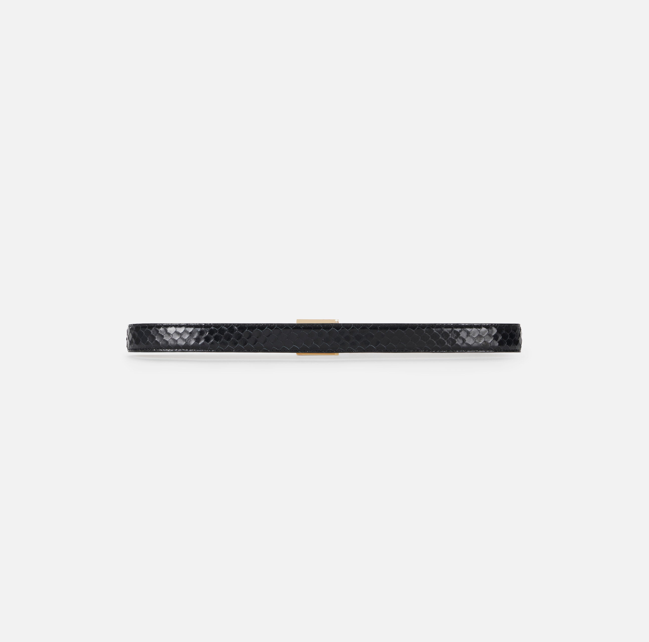 Cintura Nero in pelle con trama a squame CT63S67E2 110 ELISABETTA FRANCHI 