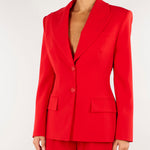 Giacca Red Passion in crêpe leggero con lacci GI27366E2 CG5 ELISABETTA FRANCHI 