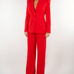 Giacca Red Passion in crêpe leggero con lacci GI27366E2 CG5 ELISABETTA FRANCHI 