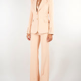 Giacca Nude in doppio crêpe stretch GI27466E2 EA1 ELISABETTA FRANCHI 