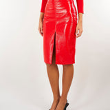 Gonna Red Passion lucida con cinturini GO24167E2 CG5 ELISABETTA FRANCHI 