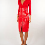 Gonna Red Passion lucida con cinturini GO24167E2 CG5 ELISABETTA FRANCHI 