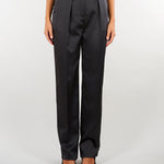 Pantaloni Nero in raso stretch PA18266E2 110 ELISABETTA FRANCHI 
