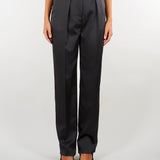 Pantaloni Nero in raso stretch PA18266E2 110 ELISABETTA FRANCHI 