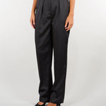 Pantaloni Nero in raso stretch PA18266E2 110 ELISABETTA FRANCHI 