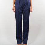 Pantaloni Blu Notte in raso stretch PA18266E2 H88 ELISABETTA FRANCHI 