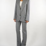 Pantaloni Grigio Melange in lana PA18667E2 431 ELISABETTA FRANCHI 