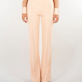 Pantaloni Nude in doppio crêpe stretch PA19666E2 EA1 ELISABETTA FRANCHI 