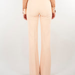 Pantaloni Nude in doppio crêpe stretch PA19666E2 EA1 ELISABETTA FRANCHI 