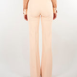 Pantaloni Nude in doppio crêpe stretch PA19666E2 EA1 ELISABETTA FRANCHI 