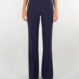 Pantaloni Blu Notte in doppio crêpe stretch PA19666E2 H88 ELISABETTA FRANCHI 