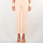 Pantaloni Nude in doppio crêpe stretch con dettaglio gioiello PA19866E2 EA1 ELISABETTA FRANCHI 