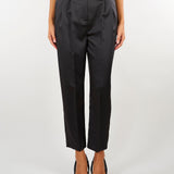 Pantaloni Nero in raso stretch PA20366E2 110 ELISABETTA FRANCHI 