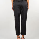 Pantaloni Nero in raso stretch PA20366E2 110 ELISABETTA FRANCHI 