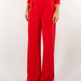 Pantaloni Red Passion in crêpe leggero con cintura PA20766E2 CG5 ELISABETTA FRANCHI 