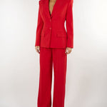 Pantaloni Red Passion in crêpe leggero con cintura PA20766E2 CG5 ELISABETTA FRANCHI 