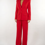 Pantaloni Red Passion in crêpe leggero con cintura PA20766E2 CG5 ELISABETTA FRANCHI 
