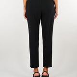 Pantaloni Nero in crêpe leggero PA20966E2 110 ELISABETTA FRANCHI 