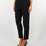 Pantaloni Nero in crêpe leggero PA20966E2 110 ELISABETTA FRANCHI 