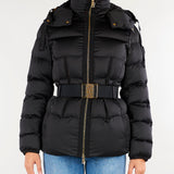 Piumino Nero in tessuto vela PI92D66E2 110 ELISABETTA FRANCHI 