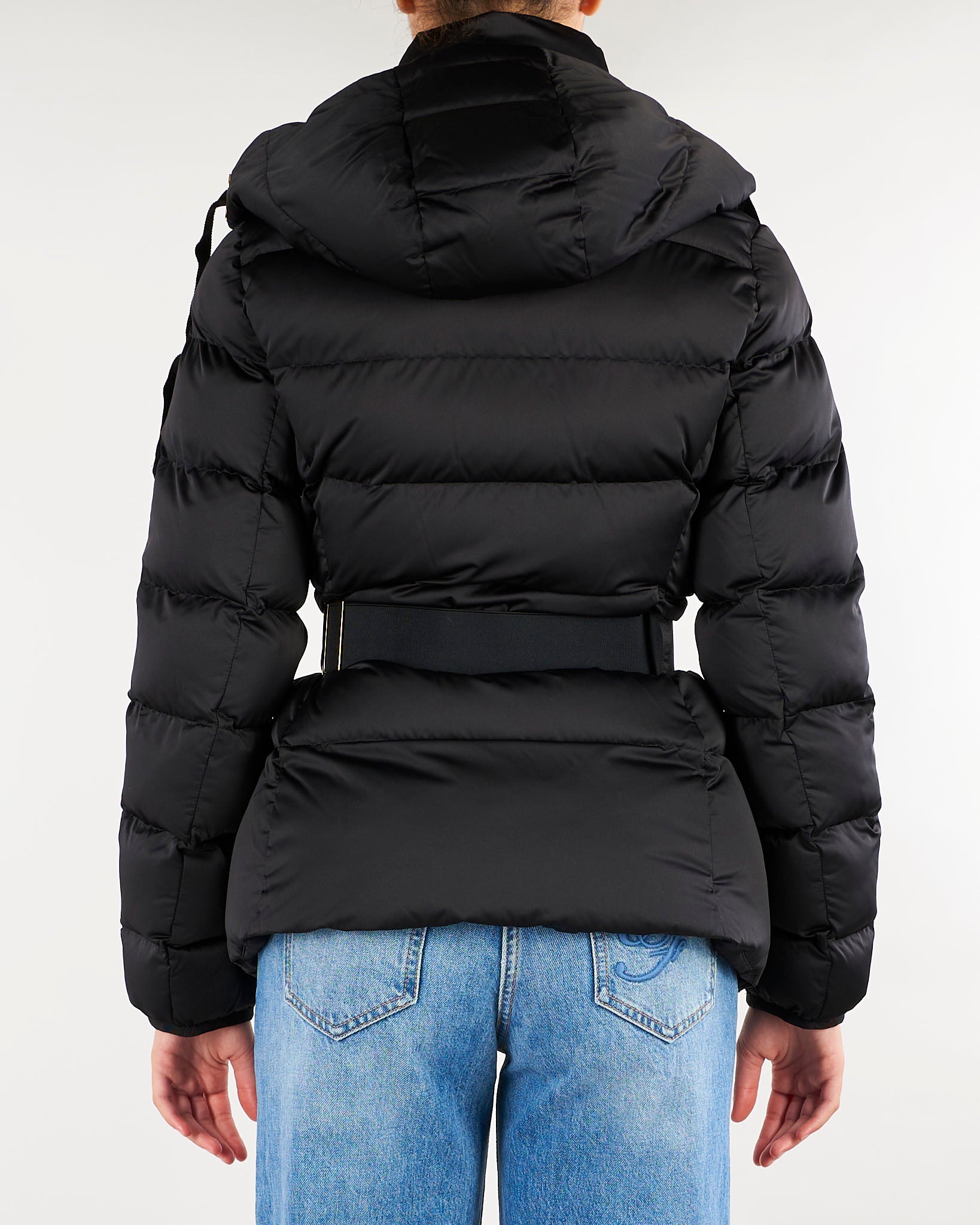 Piumino Nero in tessuto vela PI92D66E2 110 ELISABETTA FRANCHI 