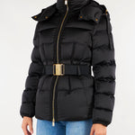 Piumino Nero in tessuto vela PI92D66E2 110 ELISABETTA FRANCHI 