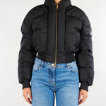 Piumino Nero in tessuto vela PI96D66E2 110 ELISABETTA FRANCHI 