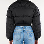 Piumino Nero in tessuto vela PI96D66E2 110 ELISABETTA FRANCHI 