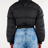 Piumino Nero in tessuto vela PI96D66E2 110 ELISABETTA FRANCHI 