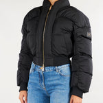 Piumino Nero in tessuto vela PI96D66E2 110 ELISABETTA FRANCHI 