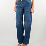 Jeans Blue Vintage balloon con bottoni gioiello PJ10D66E2 139 ELISABETTA FRANCHI 