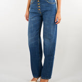Jeans Blue Vintage balloon con bottoni gioiello PJ10D66E2 139 ELISABETTA FRANCHI 