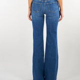 Jeans Blue Vintage a palazzo con bottoniera PJ12D66E2 139 ELISABETTA FRANCHI 
