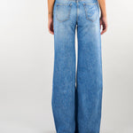 Jeans Blue Vintage a palazzo con cintura PJ20N66E2 139 ELISABETTA FRANCHI 