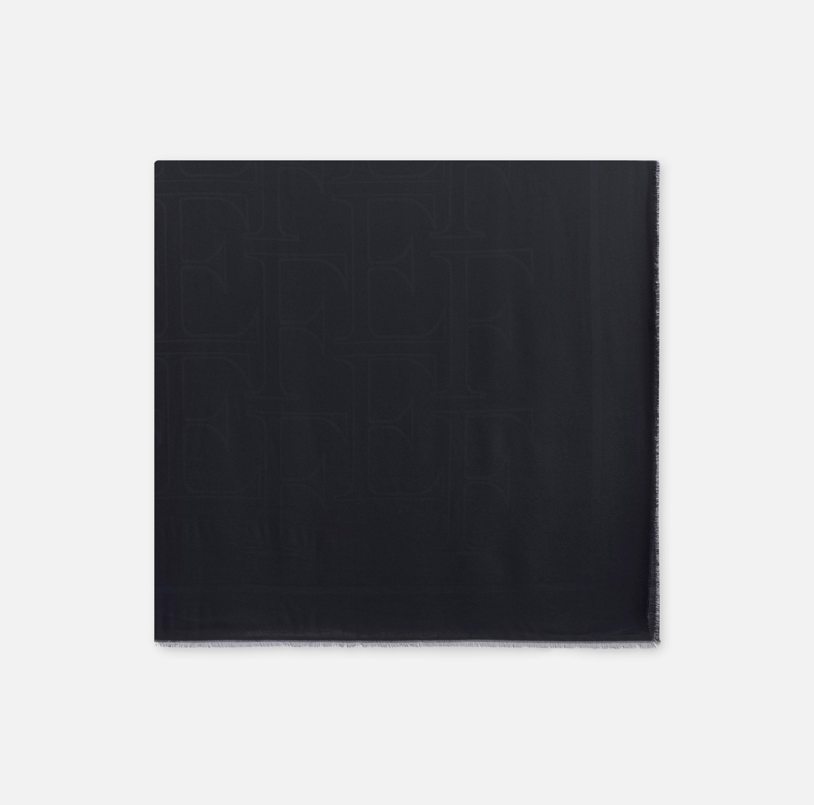 Foulard Nero in viscosa e modal SC02F66E2 110 ELISABETTA FRANCHI 