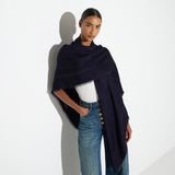 Foulard Blu in viscosa e modal SC02F66E2 H88 ELISABETTA FRANCHI 