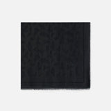 Foulard Nero in lurex con tema piume SC06F67E2 110 ELISABETTA FRANCHI 