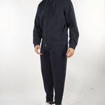 Pantalone Blu in double jersey con logo EM004539AF10013 UB118 EMPORIO ARMANI 