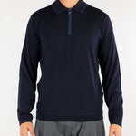 Maglia Polo Blu con profili a contrasto EM006224AF27805 UB118 EMPORIO ARMANI 
