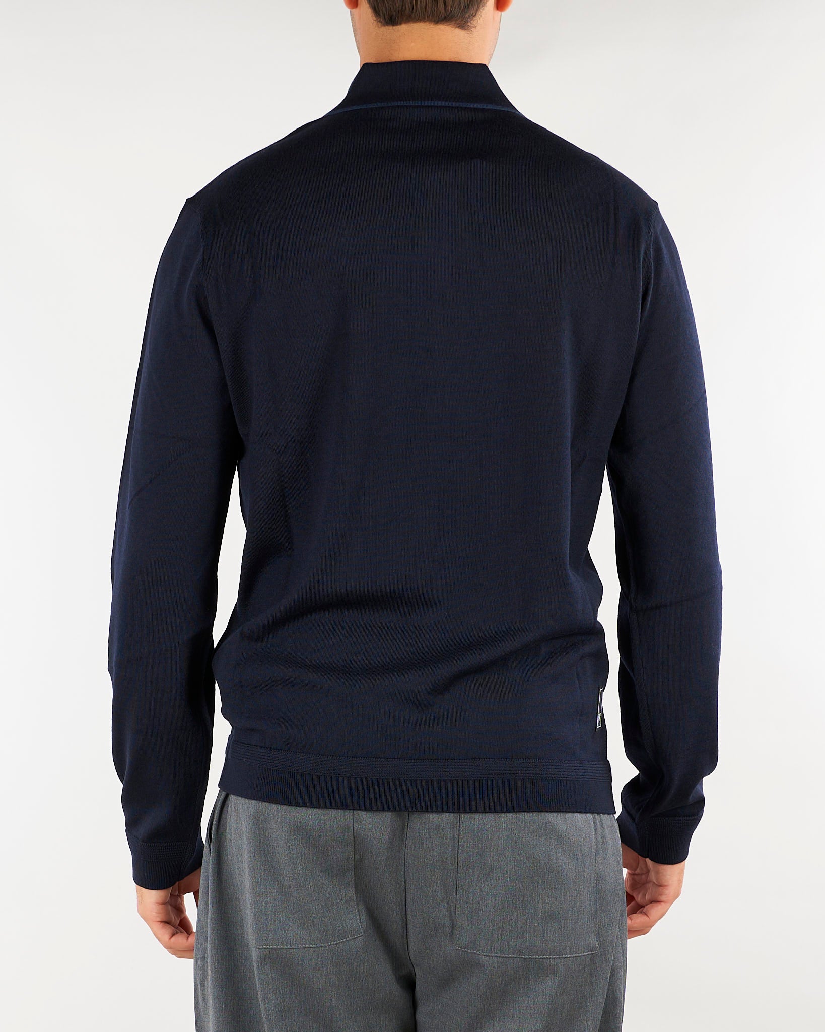 Maglia Polo Blu con profili a contrasto EM006224AF27805 UB118 EMPORIO ARMANI 