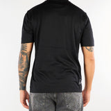T-shirt Nero in lyocell e cotone con logo EM006318AF10017 UC001 EMPORIO ARMANI 