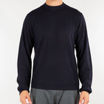 Maglia jacquard Blu in misto lyocell e lana EM006419AF29821 UB109 EMPORIO ARMANI 