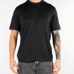 T-shirt Nero in jersey e lyocell con logo EM006766AF10017 MC718 EMPORIO ARMANI 