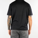 T-shirt Nero in jersey e lyocell con logo EM006766AF10017 MC718 EMPORIO ARMANI 
