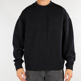 Felpa Nero in double jersery con ricamo logo EM006827AF10013 MC718 EMPORIO ARMANI 