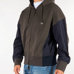 Felpa Fango con cappuccio e zip Hong Kong capsule EM007053AF13713 U6139 EMPORIO ARMANI 