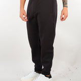Pantaloni Nero jogger in jersey modal con placca logo EM007347AF17545 UC001 EMPORIO ARMANI 