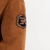Giubbotto Cuoio in suede con interno effetto Shearling D49ED059E90 MFC22 ERMANNO BY ERMANNO SCERVINO 