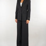Blazer Antracite gessato con micro paillettes D49EI006ER3 MFB89 ERMANNO BY ERMANNO SCERVINO 